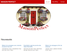 Tablet Screenshot of maisonperfect.eu